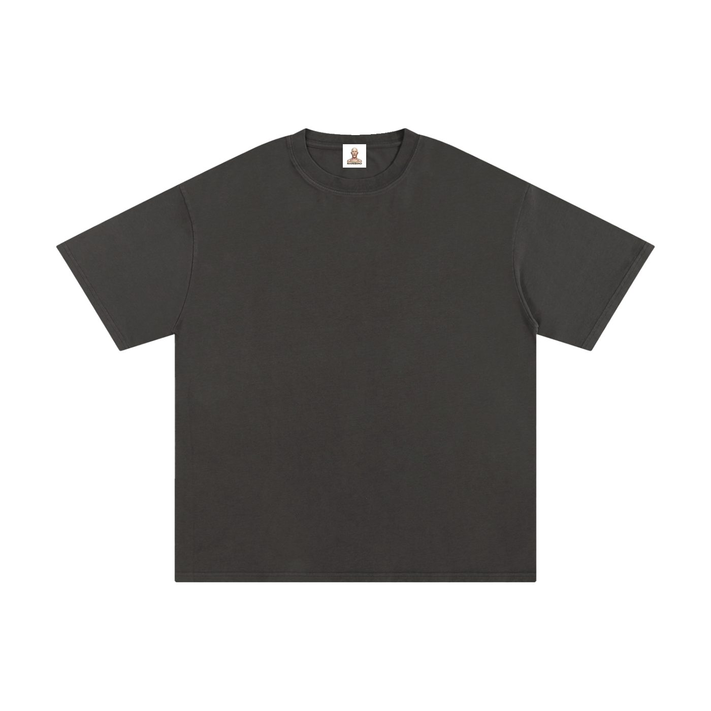 Pure cotton T-shirt by RAREBINO, featuring a classic fit and soft fabric, shown in a neutral color with a round neckline.