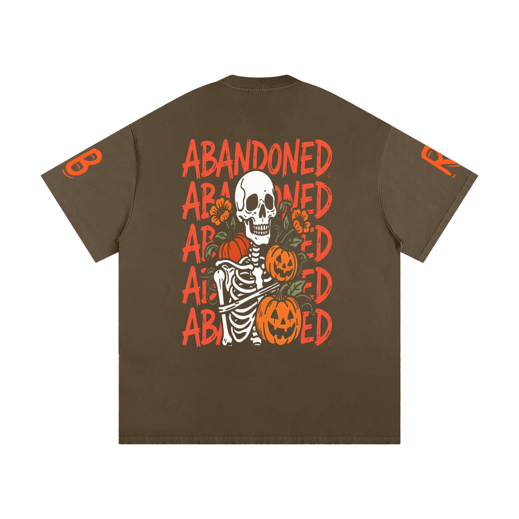 Rarebino heavyweight loose fit T-shirt in black, showcasing a casual, oversized design with short sleeves and comfortable fabric.
