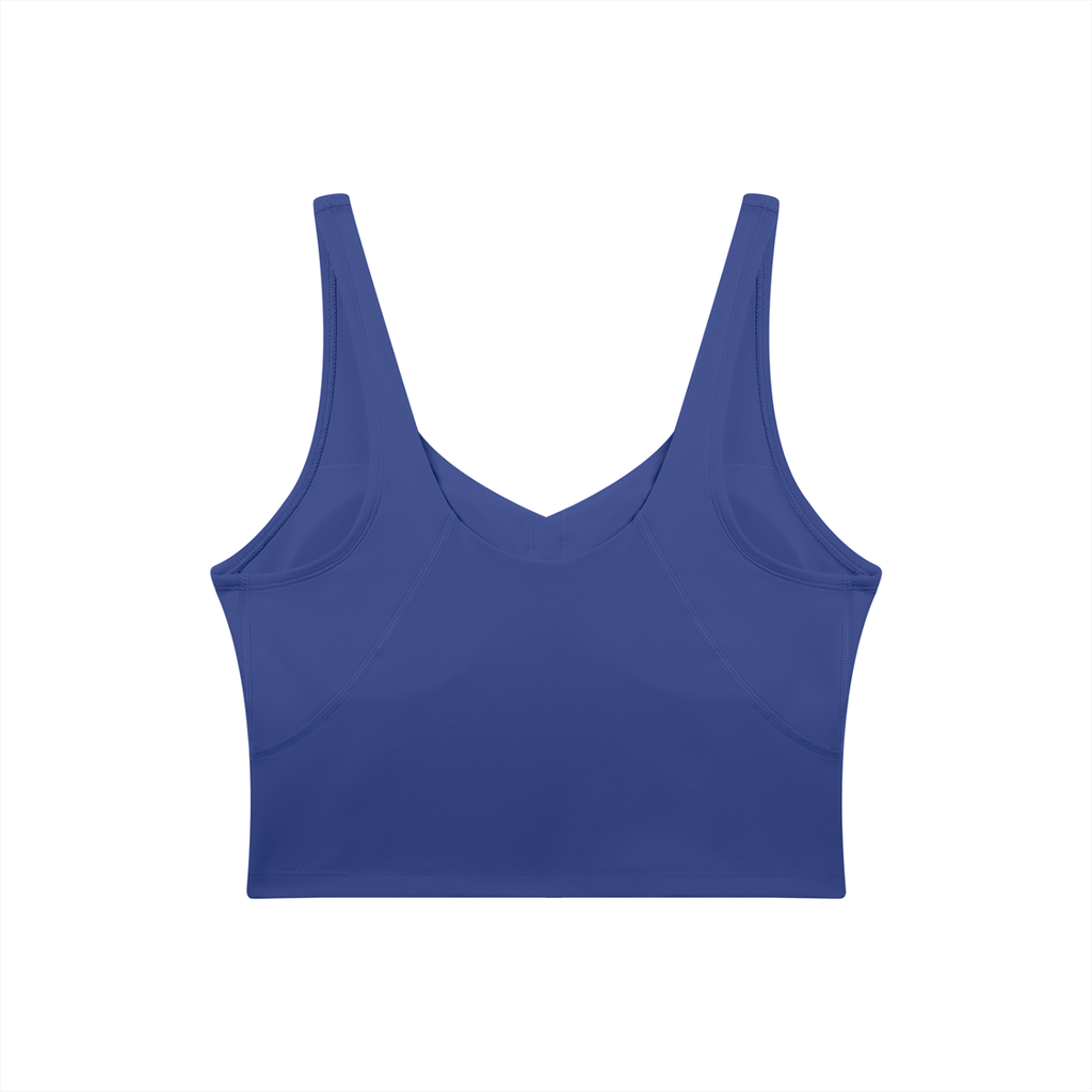V-Neck RAREBINO yoga sports bra with supportive fit, made from breathable fabric for comfortable active wear.