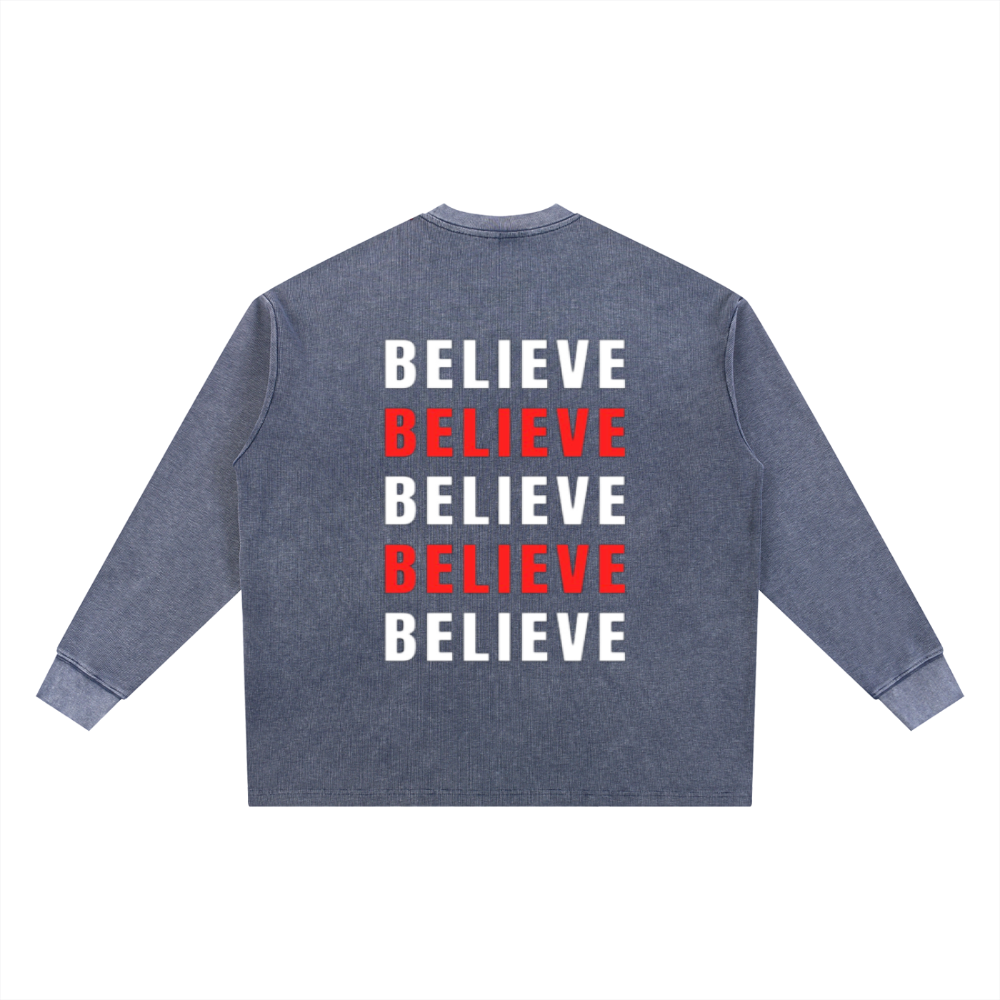 Oversized Mineral Wash Waffle T-shirt by RAREBINO featuring a textured waffle knit fabric in a relaxed fit.