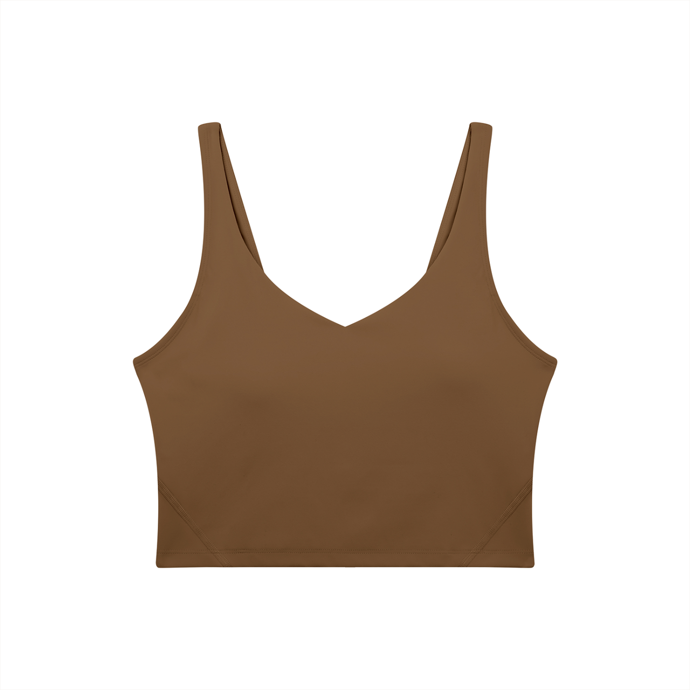 RAREBINO V-neck yoga sports bra in black, featuring breathable fabric and supportive design for comfortable workouts.