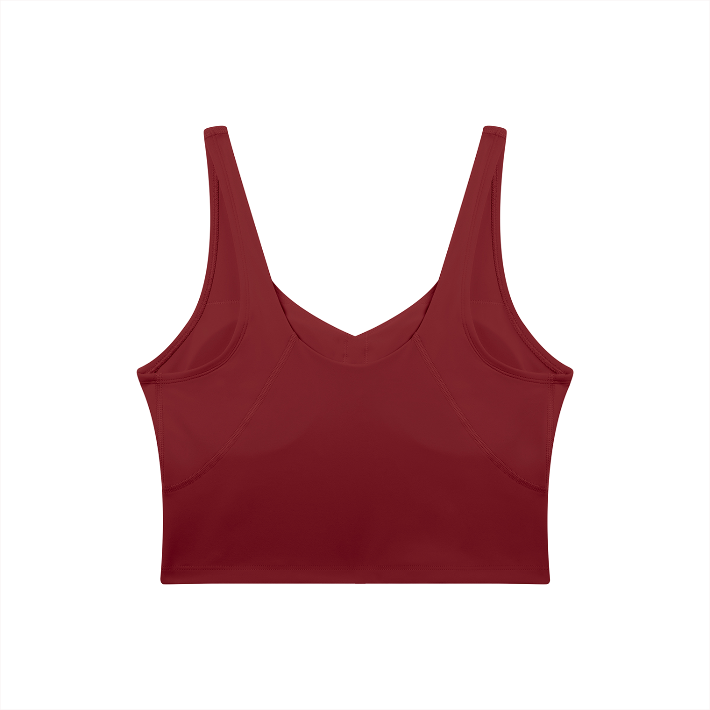 RAREBINO V-neck yoga sports bra with breathable fabric and supportive design, visible on a model during exercise.