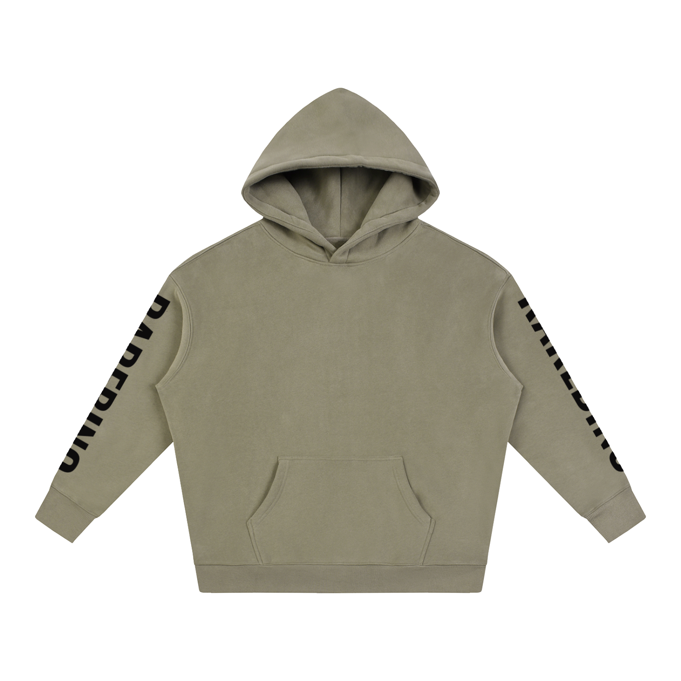 Rarebino oversize fleeced hoodie with a relaxed fit, featuring soft fleece material and a casual, comfortable design.