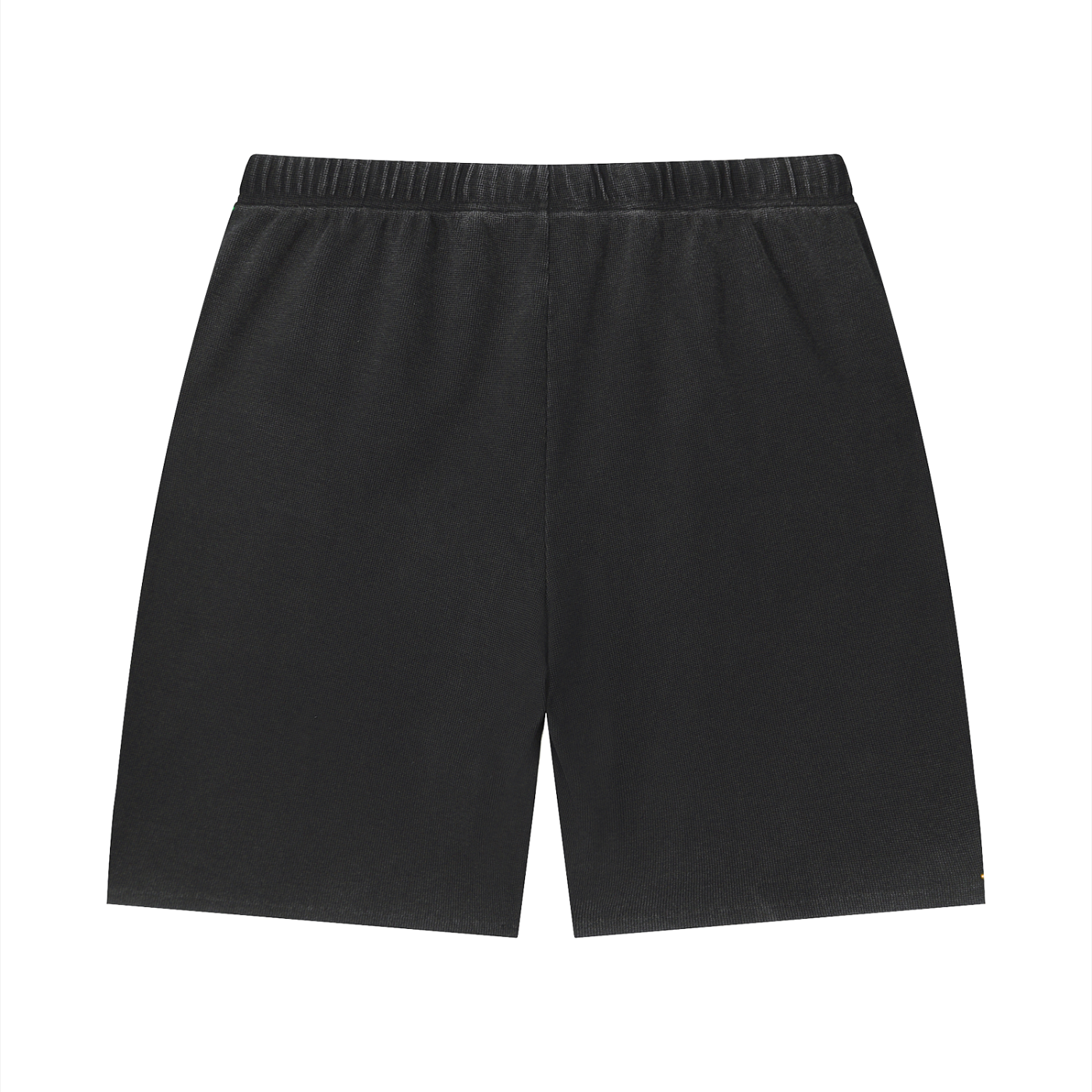 Rarebino Wash Sunfade Waffle Raw Hem Shorts shown with distressed denim style and raw hem detail on light sunfaded fabric.