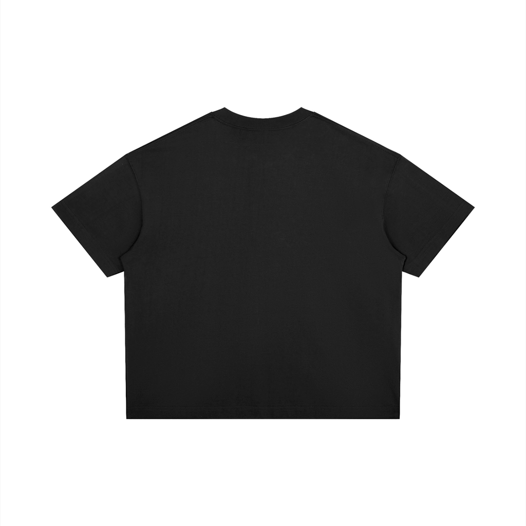 Boxy drop shoulder T-shirt by RAREBINO, featuring a relaxed fit with dropped shoulders and a casual, stylish design.
