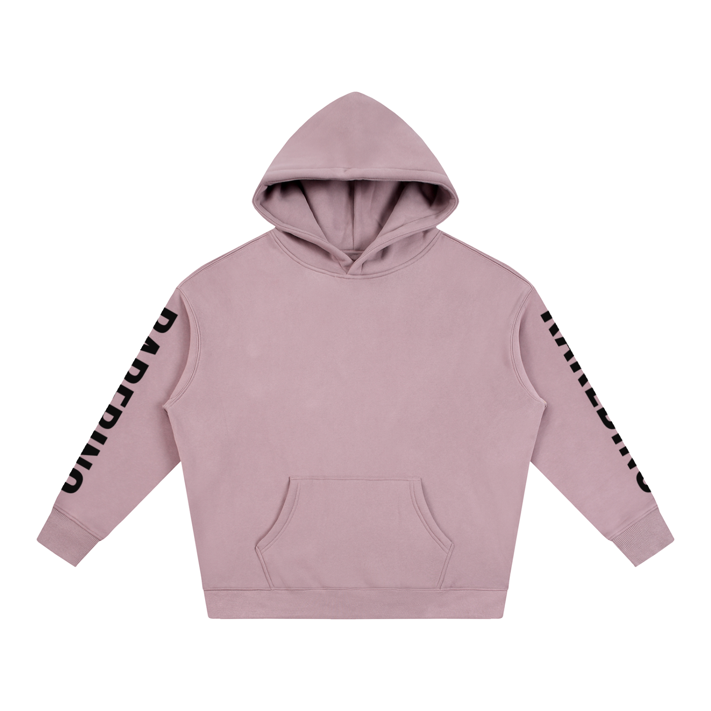 Oversize RAREBINO fleeced hoodie with a relaxed fit, soft fabric, and cozy design perfect for casual wear.