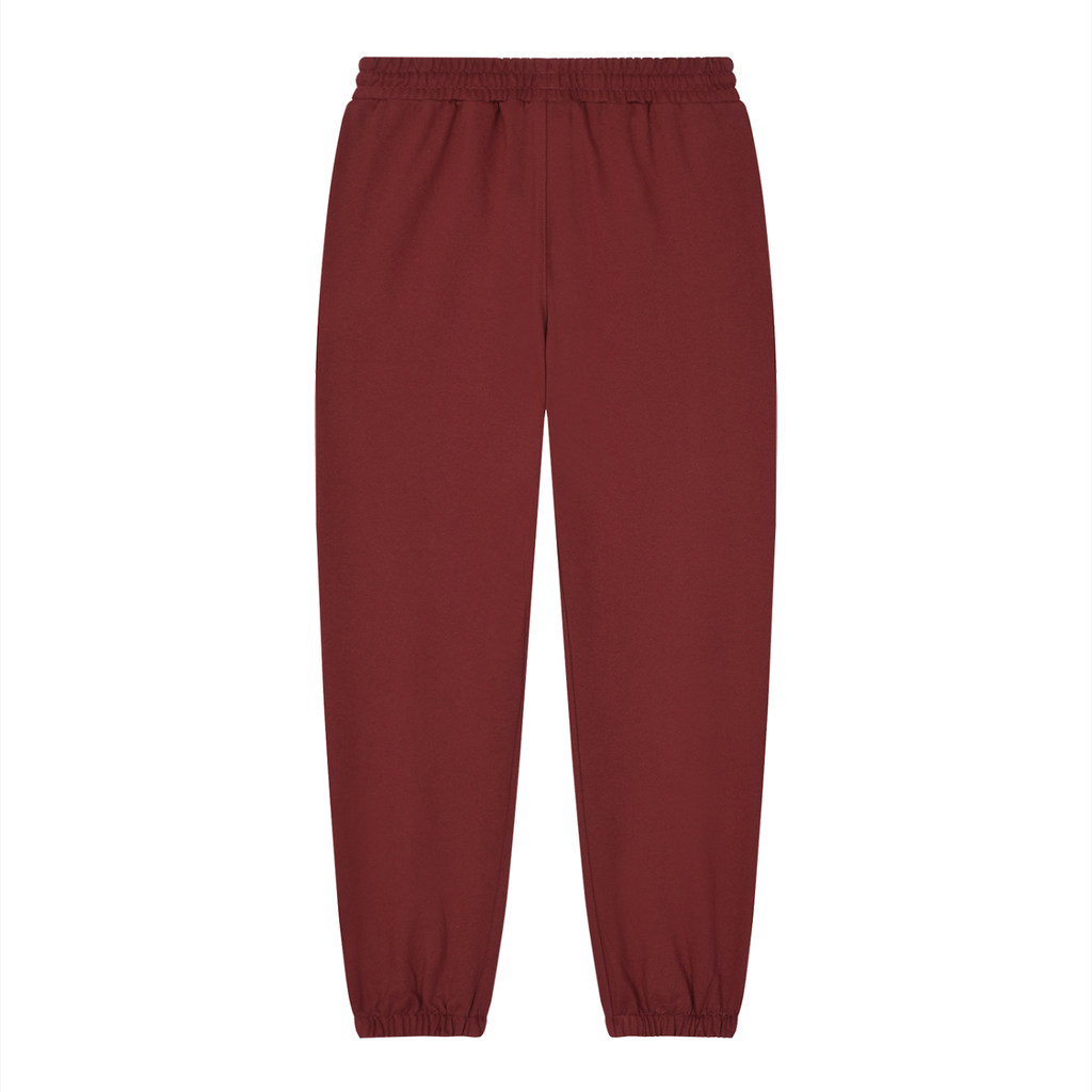 Loose fit tapered joggers by RAREBINO showing relaxed fit, elastic waistband, and tapered leg design in a neutral color.