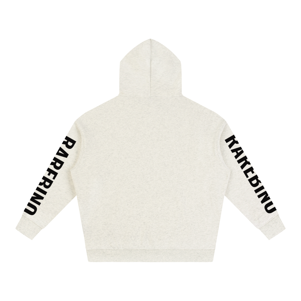 Oversize RAREBINO fleeced hoodie with a relaxed fit, soft fabric, and a cozy design perfect for casual wear.