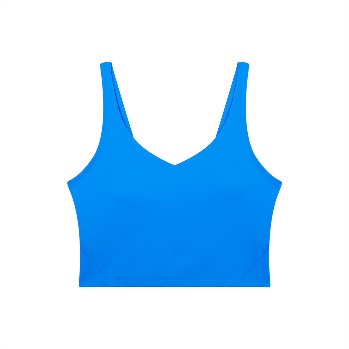 Rarebino V-neck yoga sports bra in black, featuring a comfortable fit and breathable fabric for active wear.