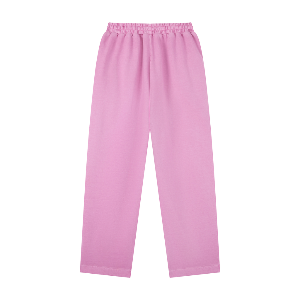 Vintage washed drawstring sweatpants by RAREBINO featuring a relaxed fit and casual style, shown in a natural fabric finish.