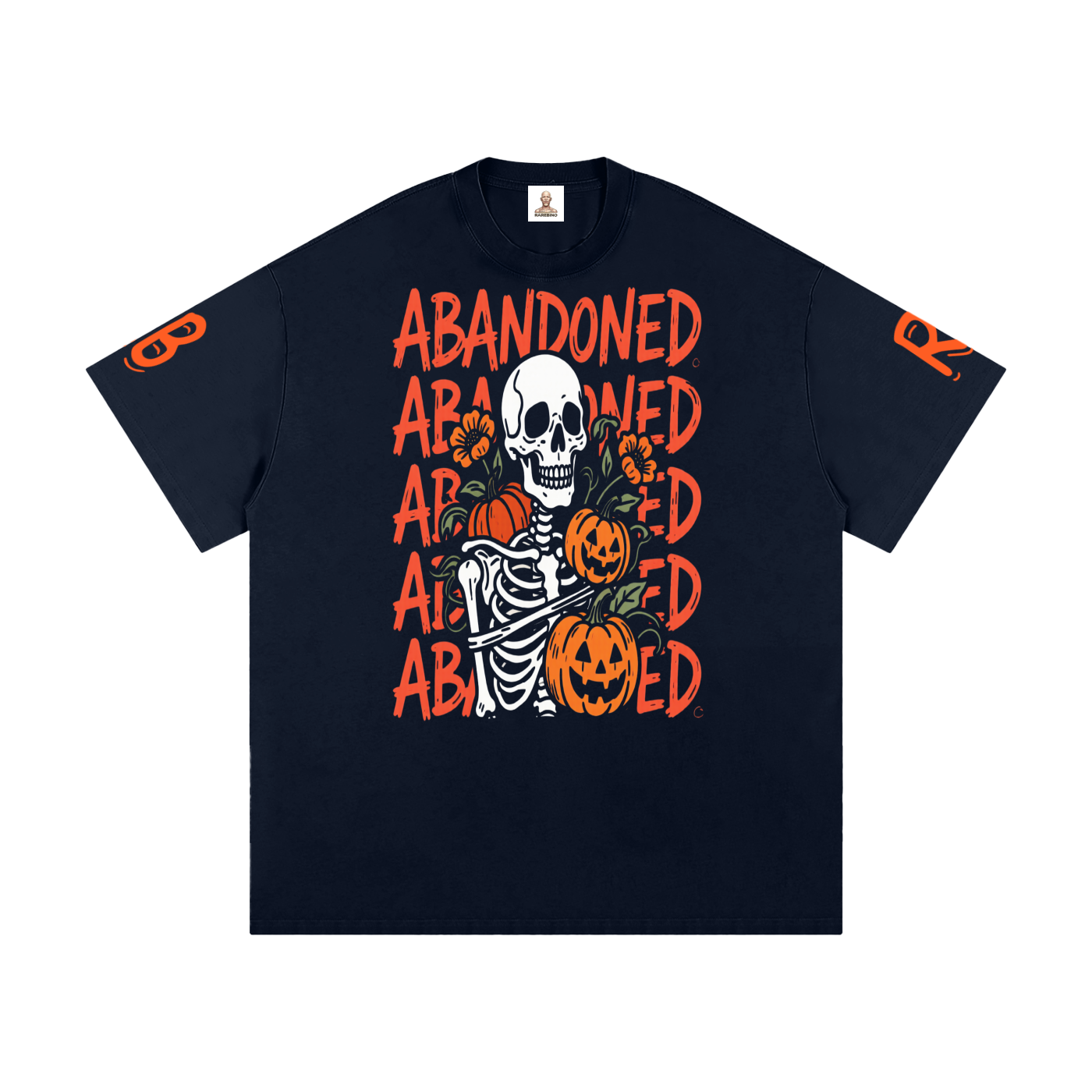 Rarebino heavyweight loose fit T-shirt, front view showing soft fabric, casual style, and relaxed fit design.