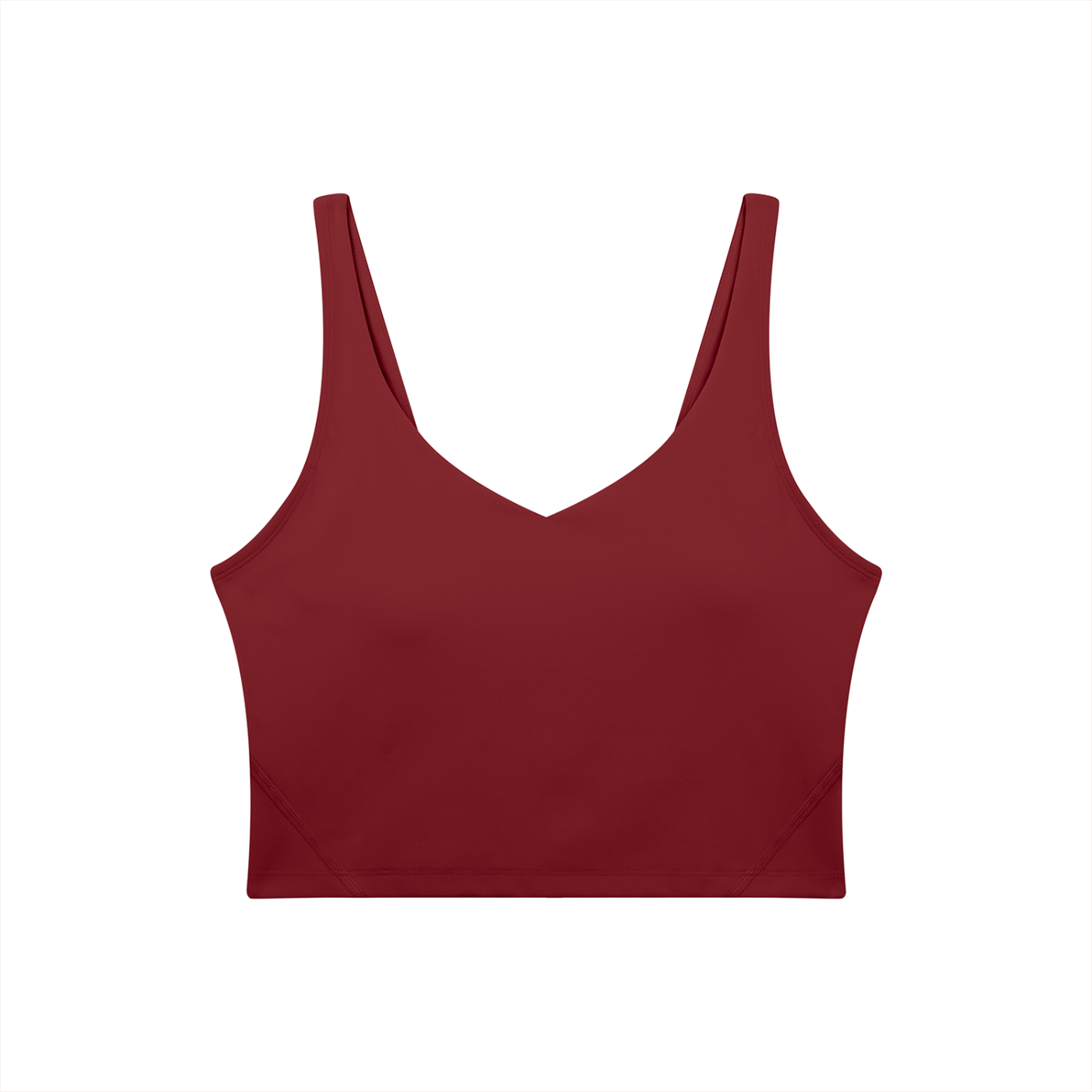 Rarebino V-neck yoga sports bra in black, featuring supportive fabric and comfortable fit for activewear and workouts.