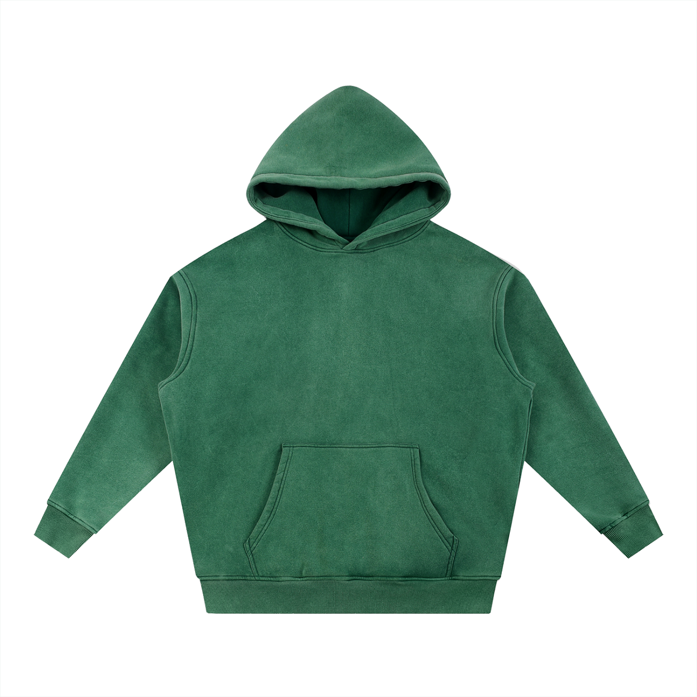 Rarebino Snow Wash Fleece Oversize Hoodie in soft fleece fabric, featuring a relaxed fit and cozy design.