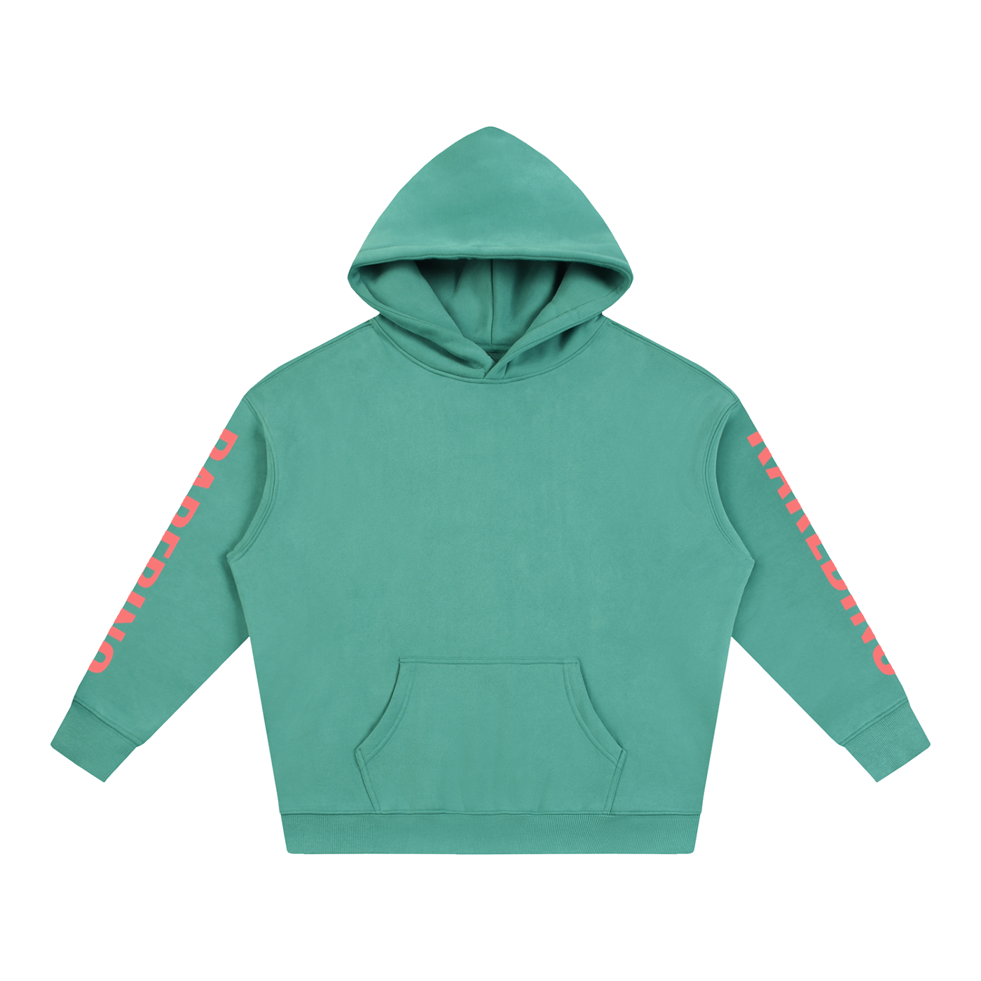 Oversize RAREBINO fleeced hoodie with a relaxed fit, soft fleece fabric, and a cozy casual style for comfortable wear.