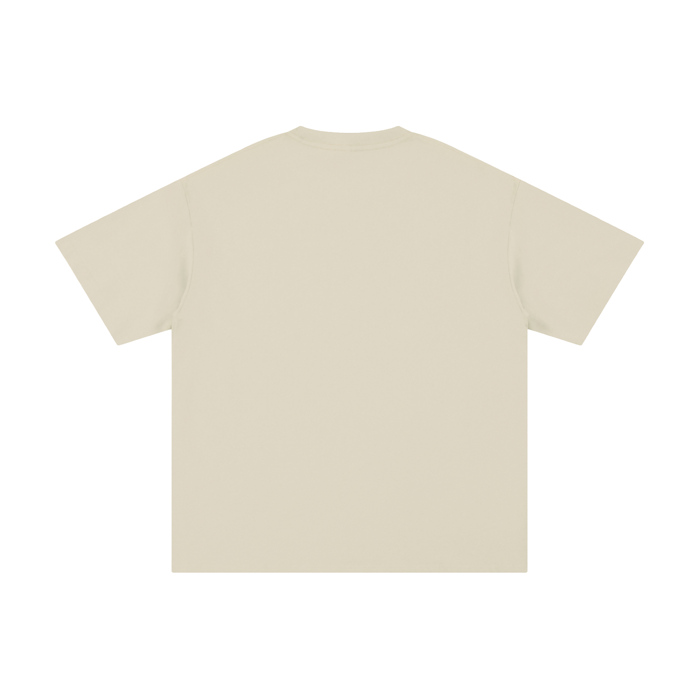 Pure white cotton T-shirt by RAREBINO, showcasing soft fabric and classic fit on a plain background.
