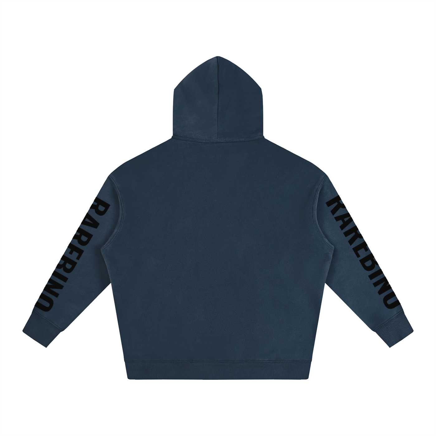 Oversize RAREBINO fleeced hoodie with a cozy, plush texture, featuring a relaxed fit and soft fabric for comfortable casual wear.