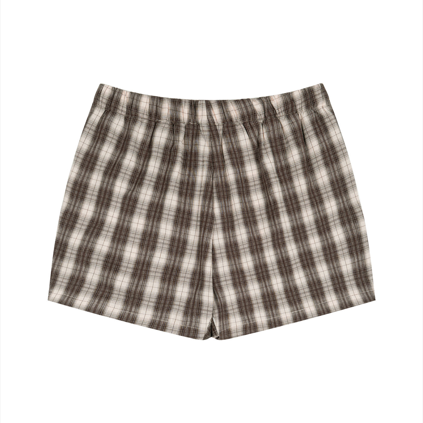 Rarebino plaid shorts with a classic checkered pattern, featuring a comfortable fit and stylish design.