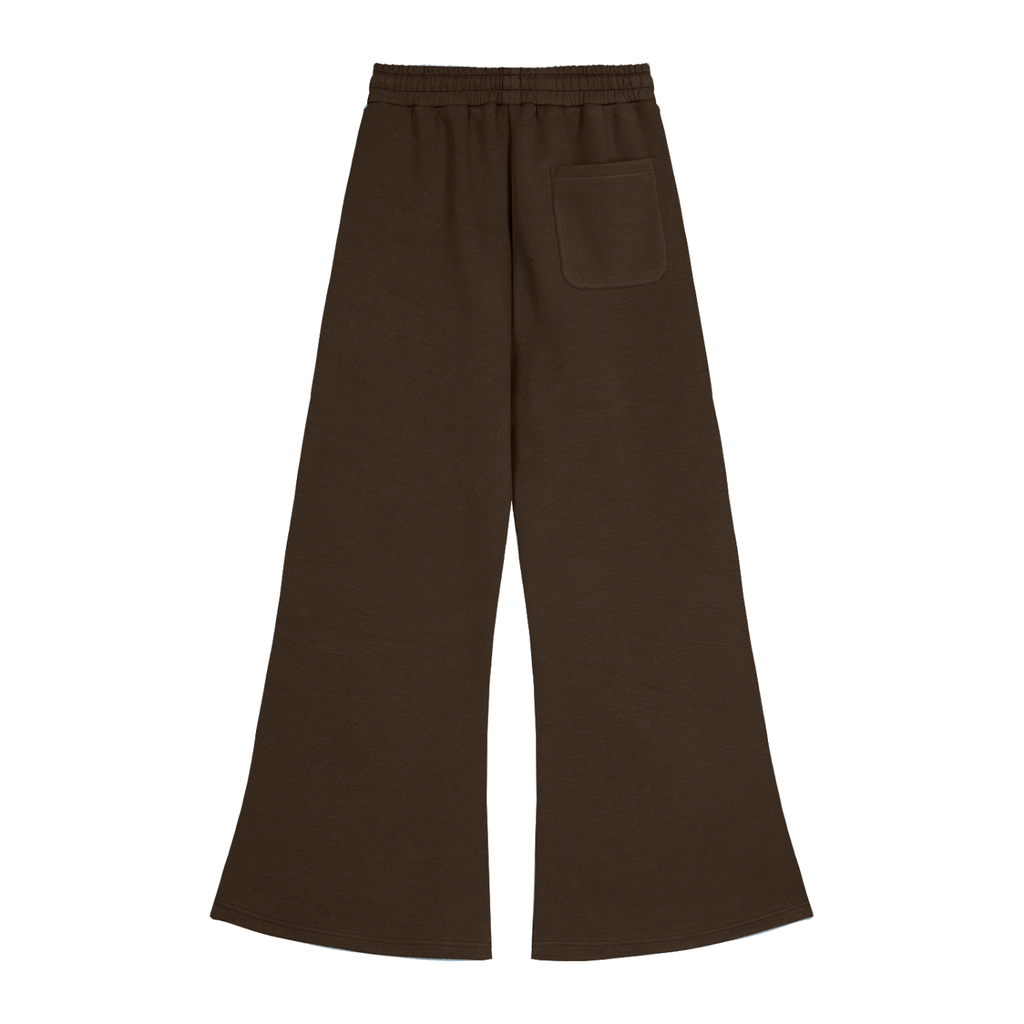 Rarebino wide leg drawstring sweatpants shown in black, featuring a relaxed fit, elastic waistband, and comfortable casual style.