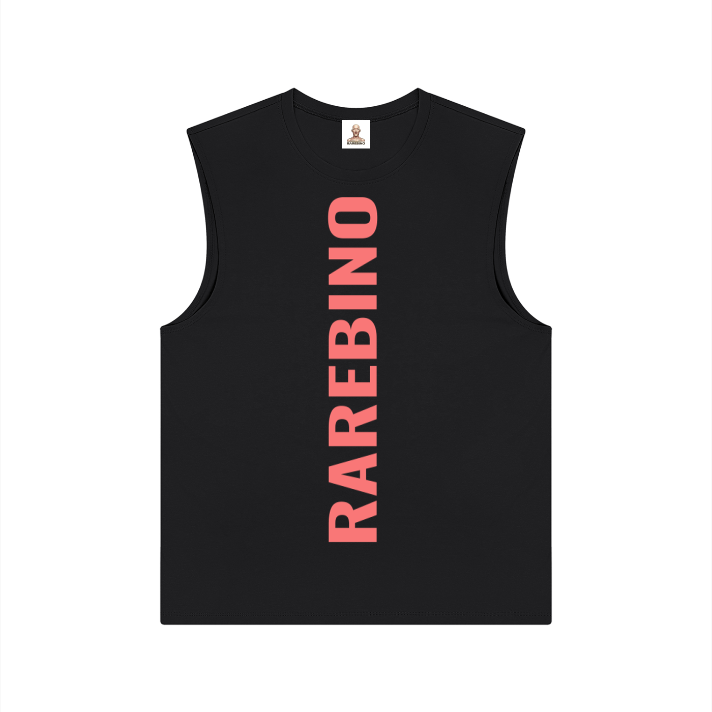 RAREBINO performance tank top with moisture-wicking fabric, sleeveless design, and athletic fit for active wear.