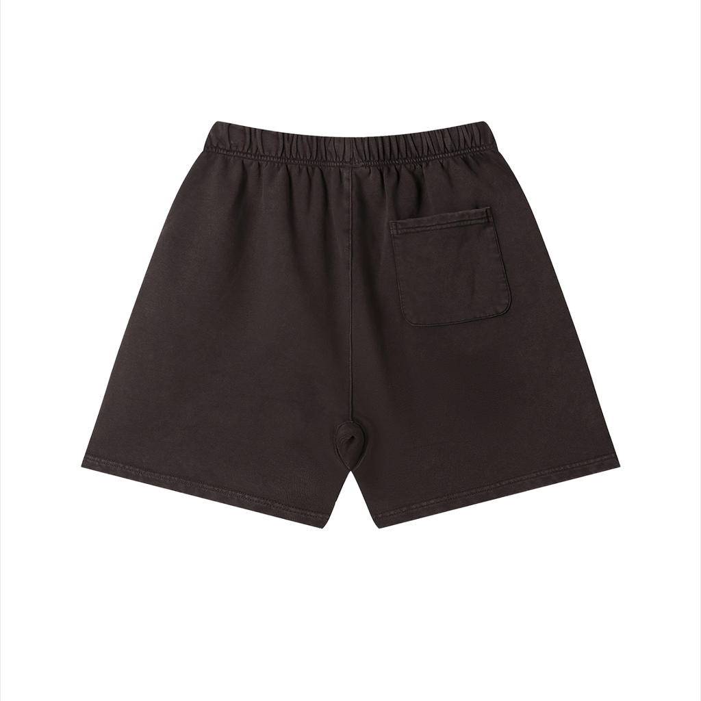 Vintage wash cotton shorts by RAREBINO, showing classic fit, distressed denim fabric, and casual style perfect for summer wear.