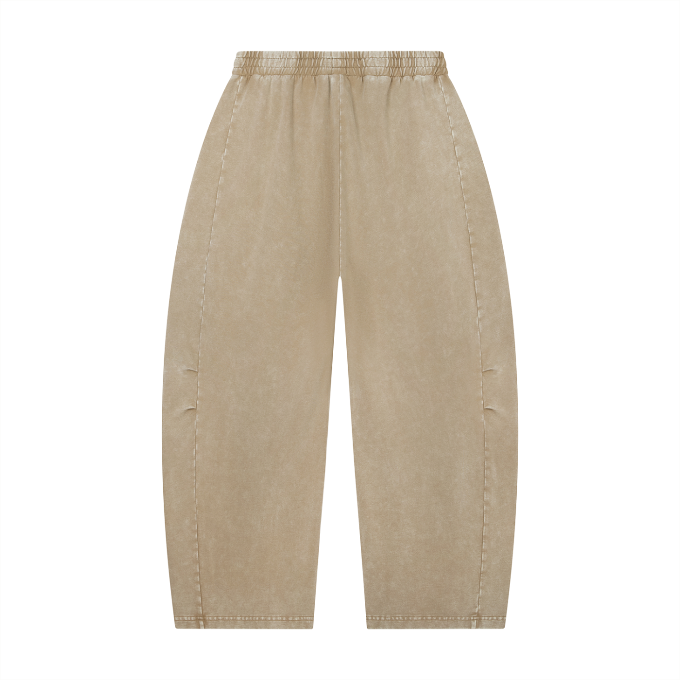 Rarebino Mineral Wash Barrel Leg Pants displayed on a model, showcasing relaxed fit and stylish design with a mineral wash finish.