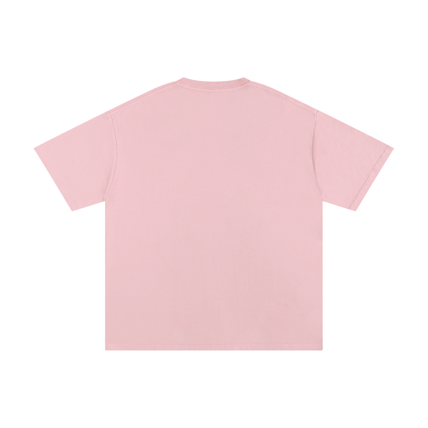 Pure white RAREBINO cotton T-shirt displayed flat, showcasing its soft fabric and classic crew neck design.