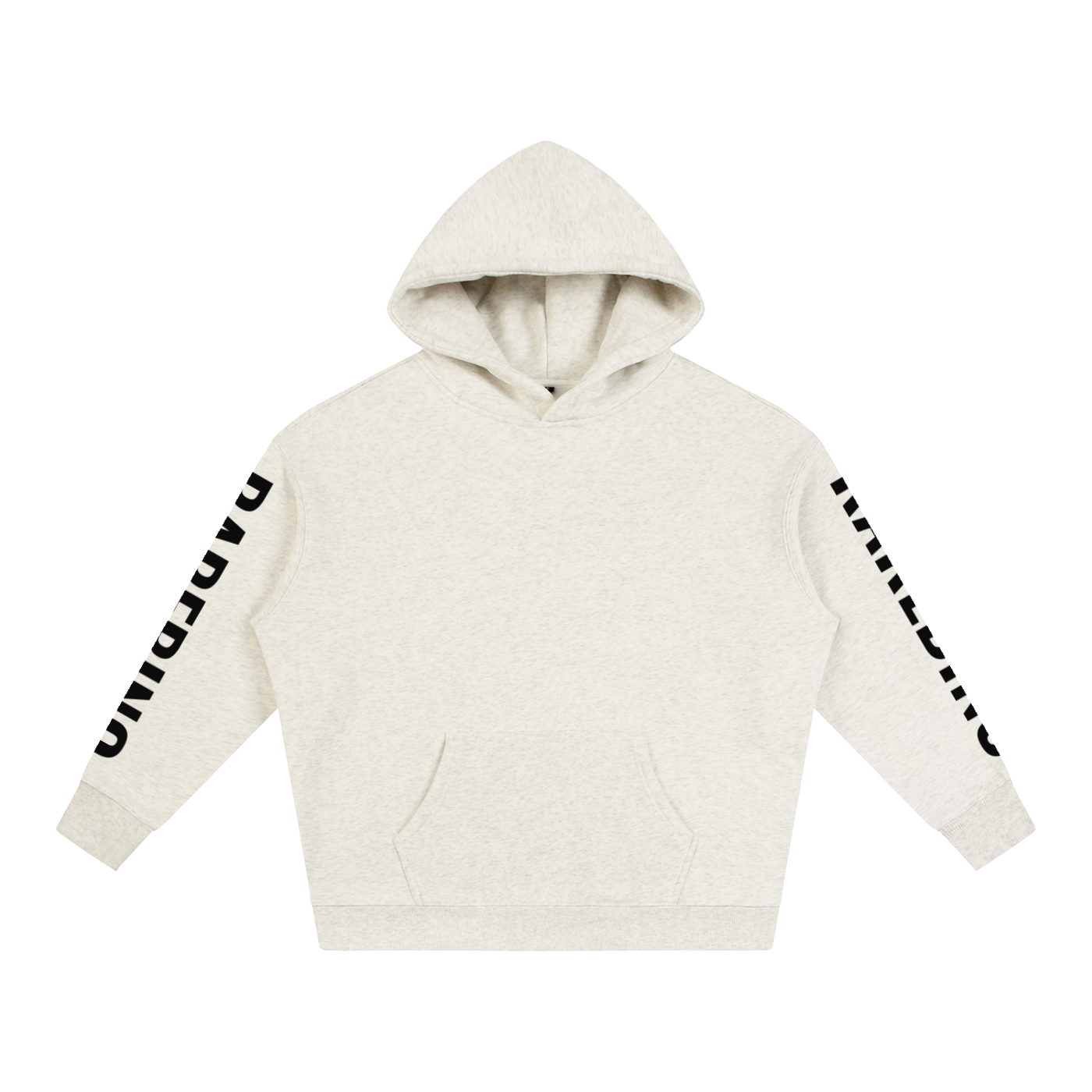 Oversize fleeced hoodie by RAREBINO featuring a cozy, plush fabric, with a relaxed fit and ribbed cuffs and hem.