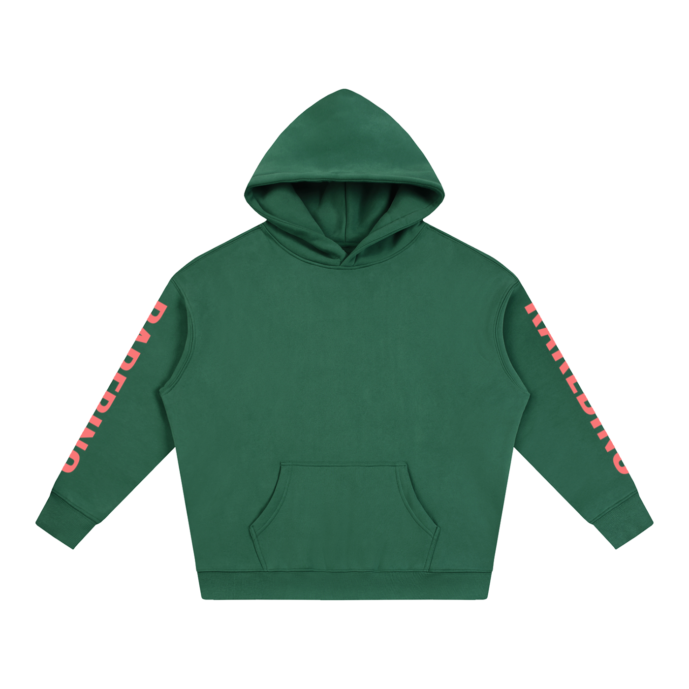 Oversize fleeced hoodie by RAREBINO with a relaxed fit, soft fleece fabric, and a cozy, casual style visible in the image.