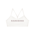 Women's tight cropped sports bra by RAREBINO, featuring a fitted design with breathable fabric and a supportive elastic band.