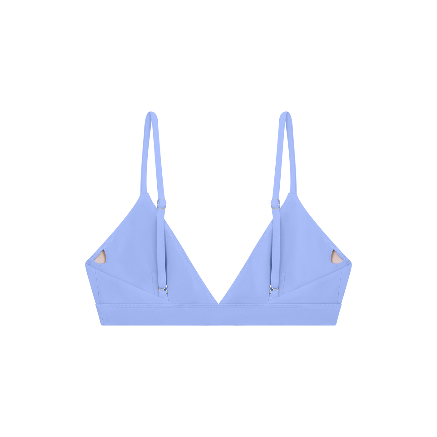 Cropped V-neck sports bra by RAREBINO with supportive fit and breathable fabric, shown on a mannequin.