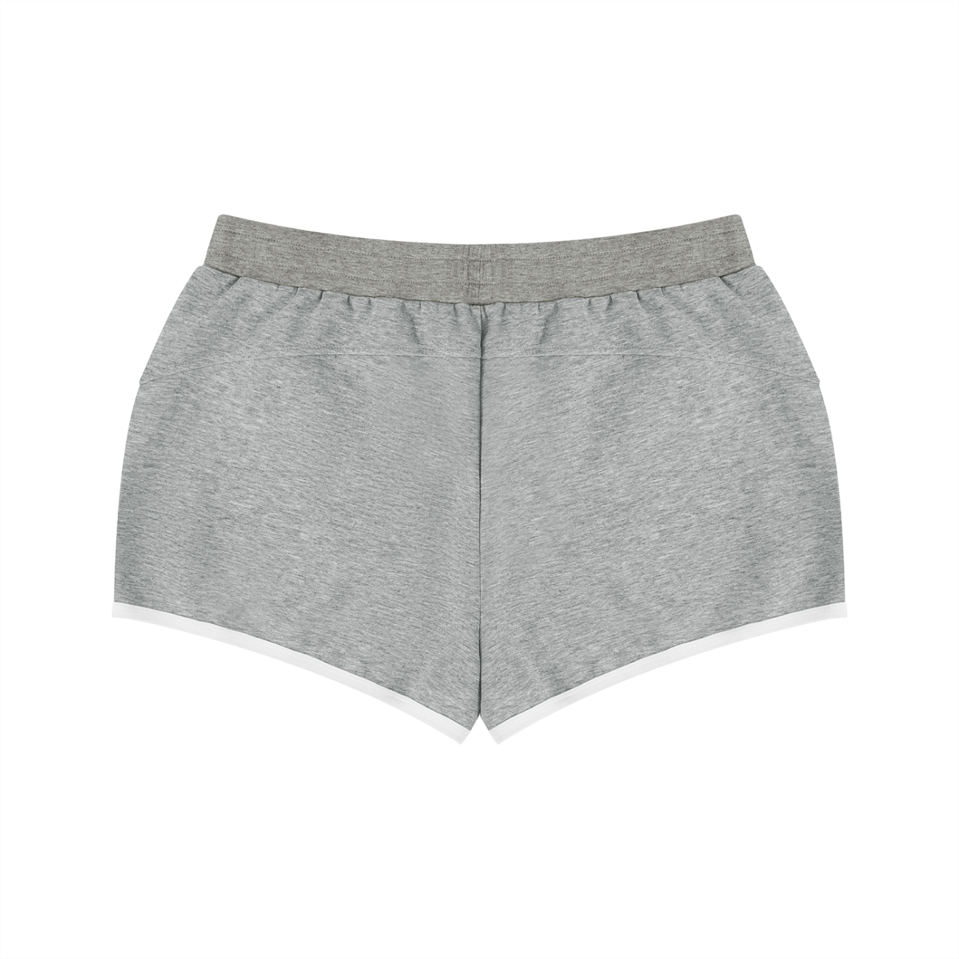 Women's retro contrast binding shorts by RAREBINO featuring high-waisted design, vintage style, and bold color accents.