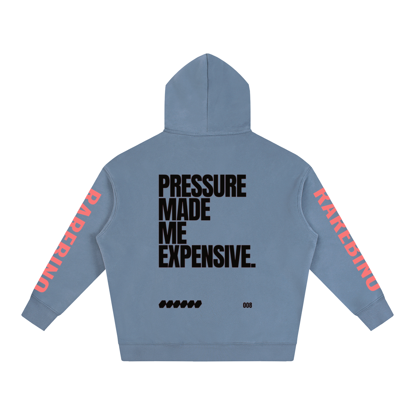 Oversize fleeced hoodie by RAREBINO featuring a cozy, relaxed fit with a soft fleece texture and casual style.