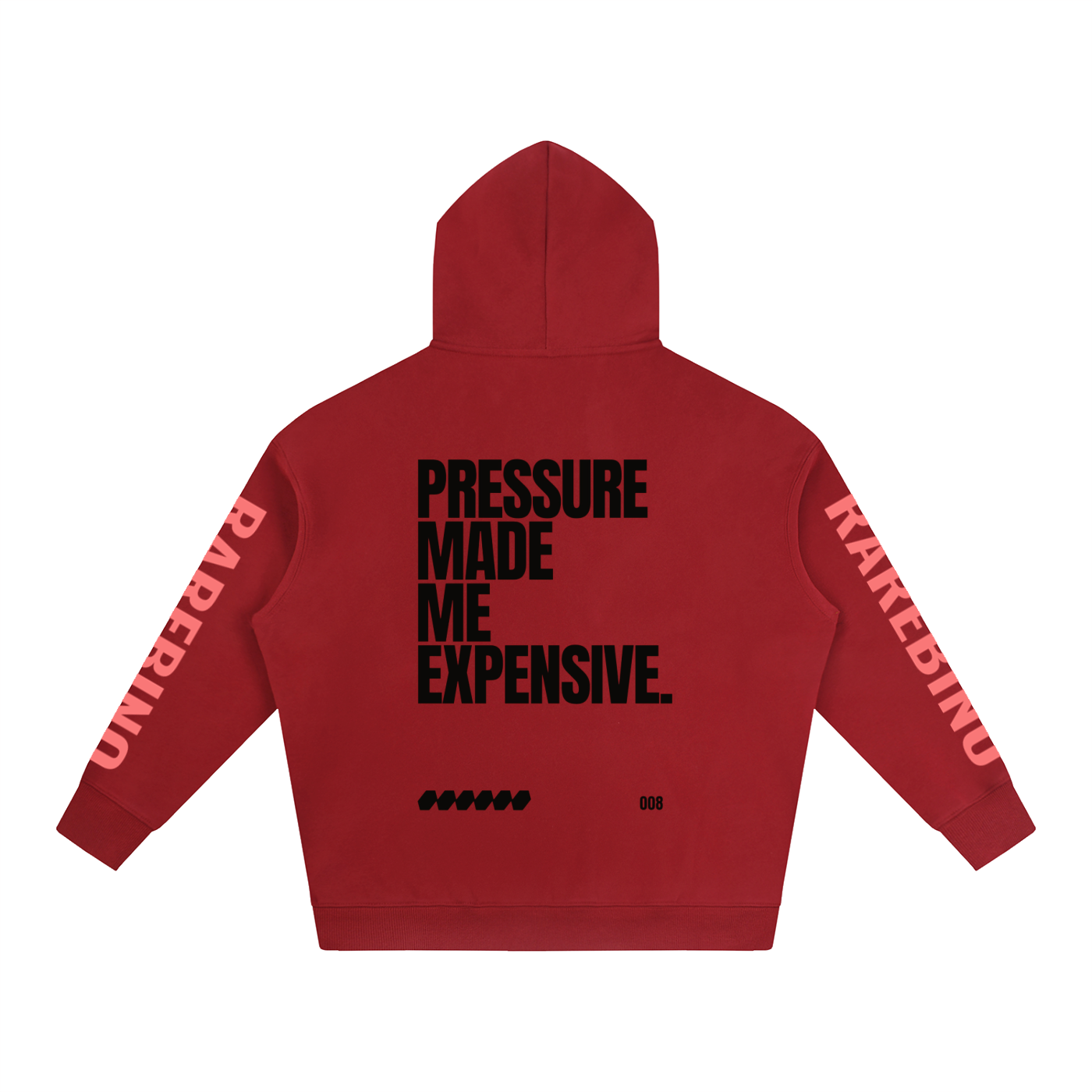 Rarebino oversize fleeced hoodie in soft fabric, featuring a relaxed fit and cozy design for casual comfort.