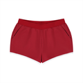 Women's retro contrast binding shorts by RAREBINO, featuring high-waisted design with bold color accents and vintage-inspired style.