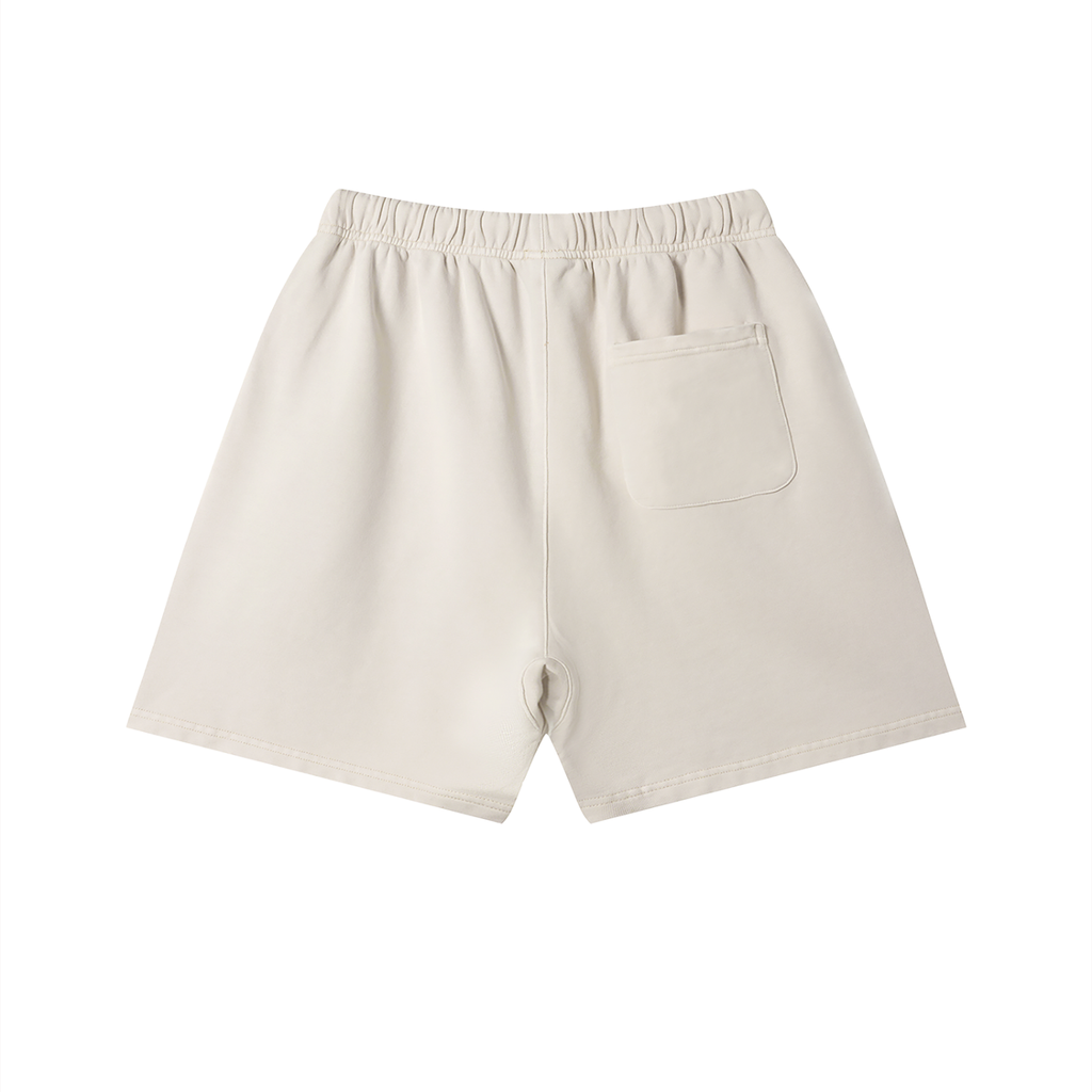 Rarebino vintage wash cotton shorts featuring a relaxed fit and distressed details, perfect for casual summer wear.