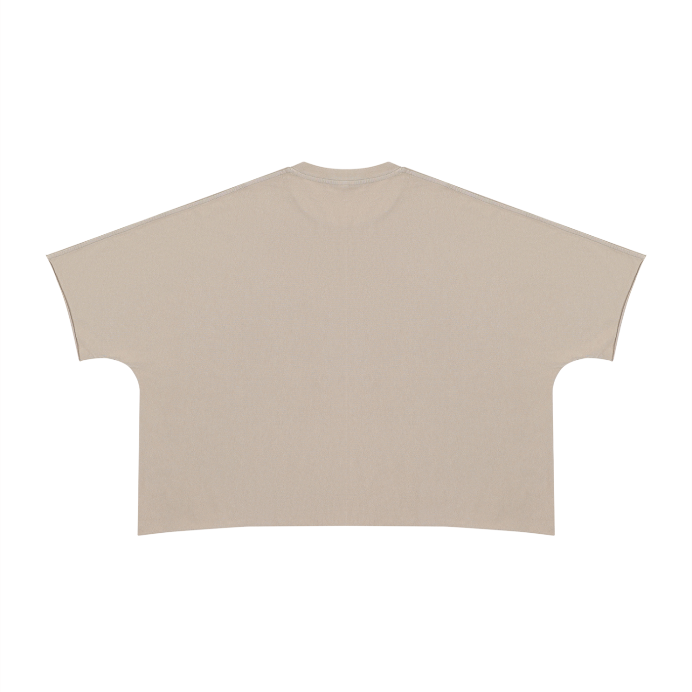 Black heavyweight boxy raw edge T-shirt by RAREBINO, featuring a relaxed fit and distressed raw hem detail.
