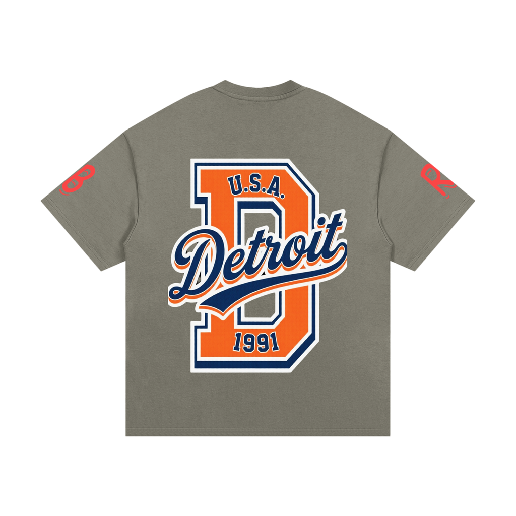Rarebino Essential heavyweight cotton T-shirt in classic design, showcasing durable fabric and comfortable fit.
