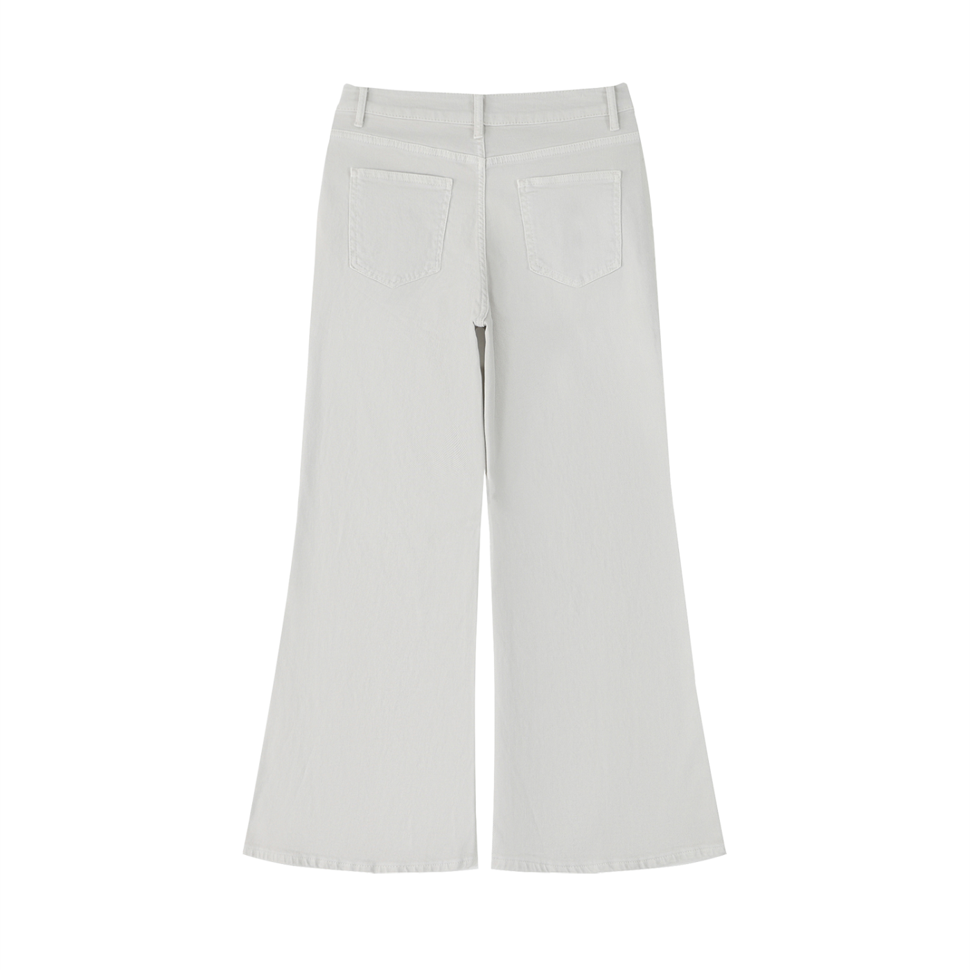 Vintage wash flared leg jeans by RAREBINO, featuring a classic high-waist cut and distressed denim details.