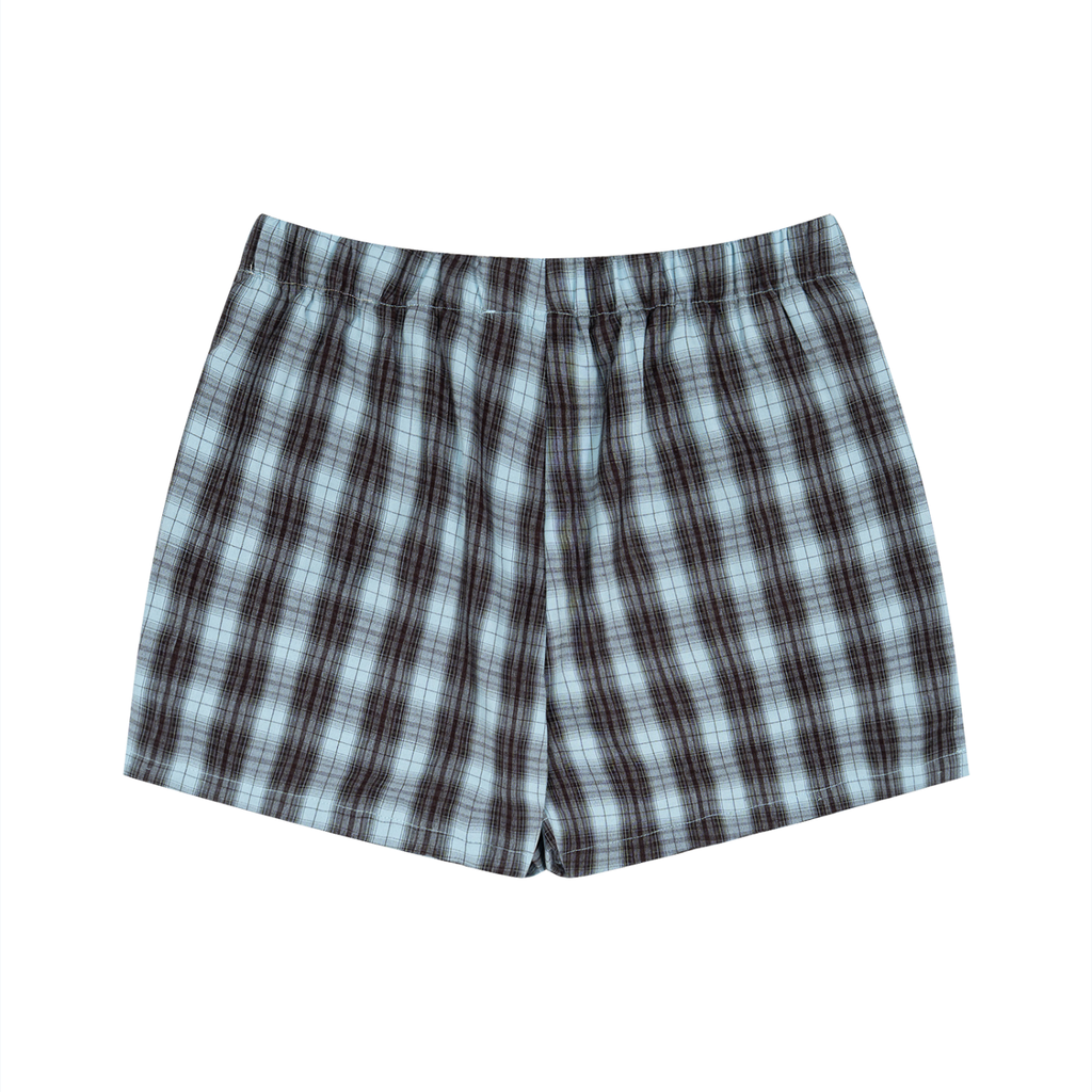 Rarebino plaid shorts with a classic checkered pattern, featuring a relaxed fit and casual style for everyday wear.