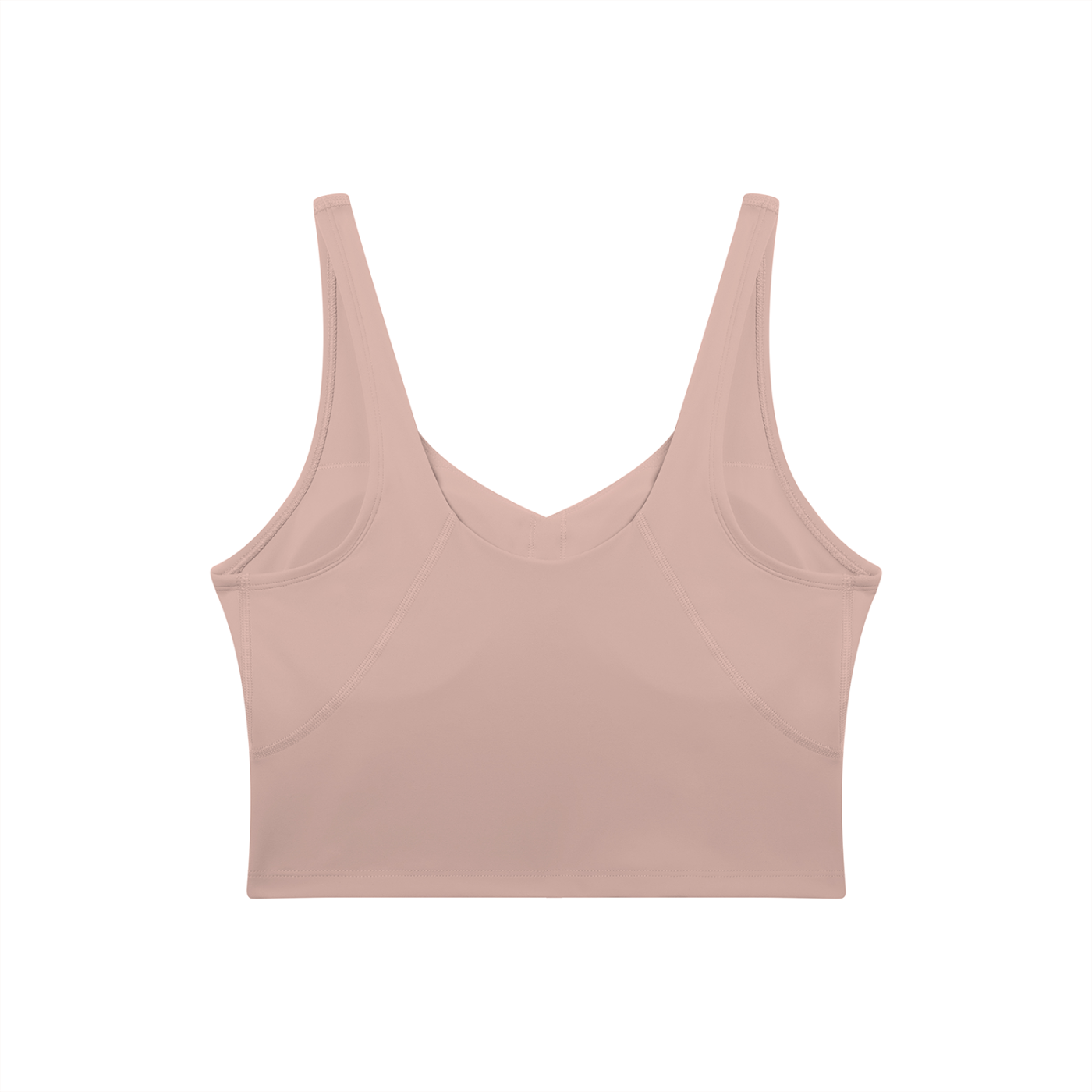 V-Neck RAREBINO Yoga Sports Bra in black, showing its supportive design and comfortable fit for active wear.