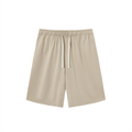 RAREBINO lightweight drawstring shorts in black with elastic waistband and casual fit, suitable for active or relaxed wear