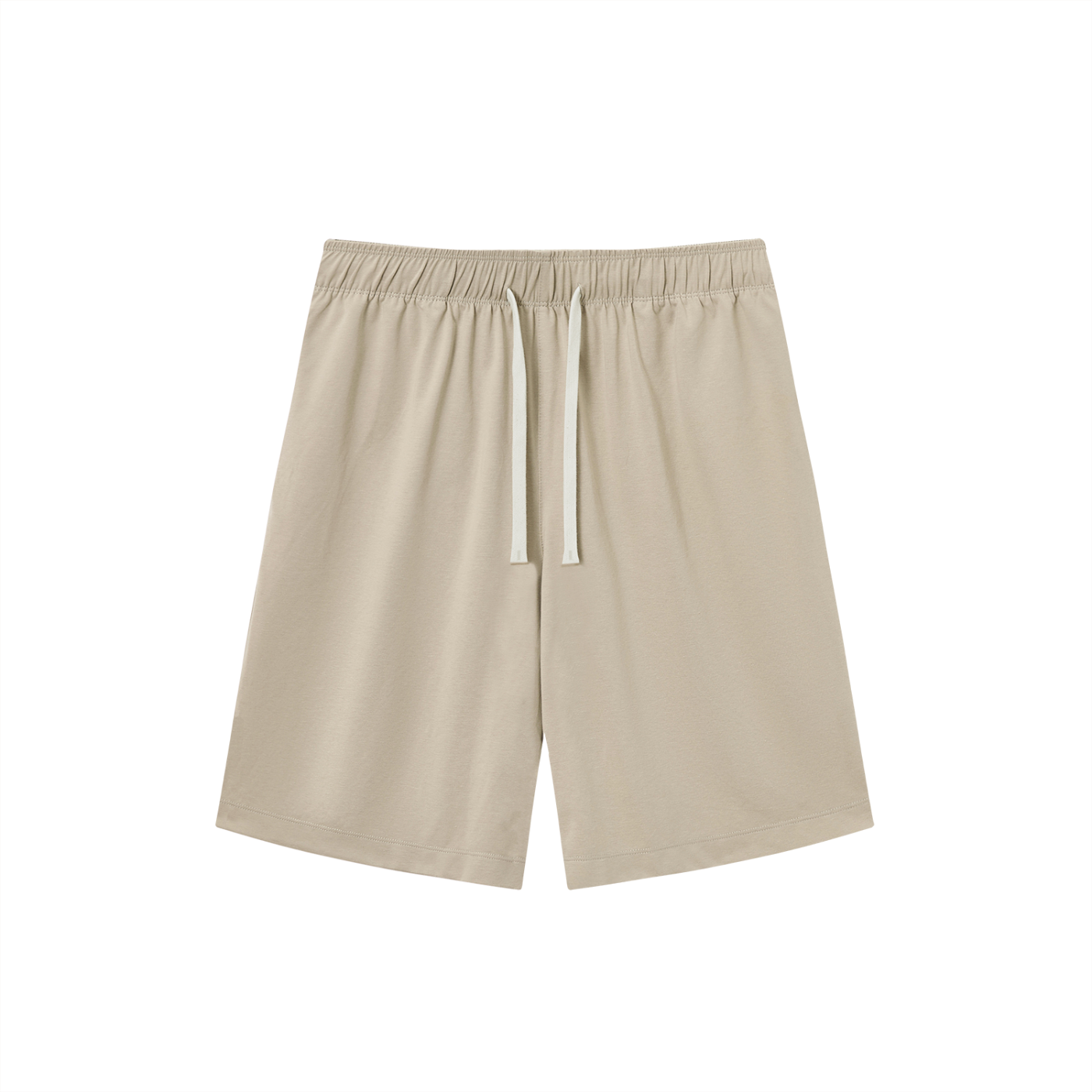 RAREBINO lightweight drawstring shorts in black with elastic waistband and casual fit, suitable for active or relaxed wear