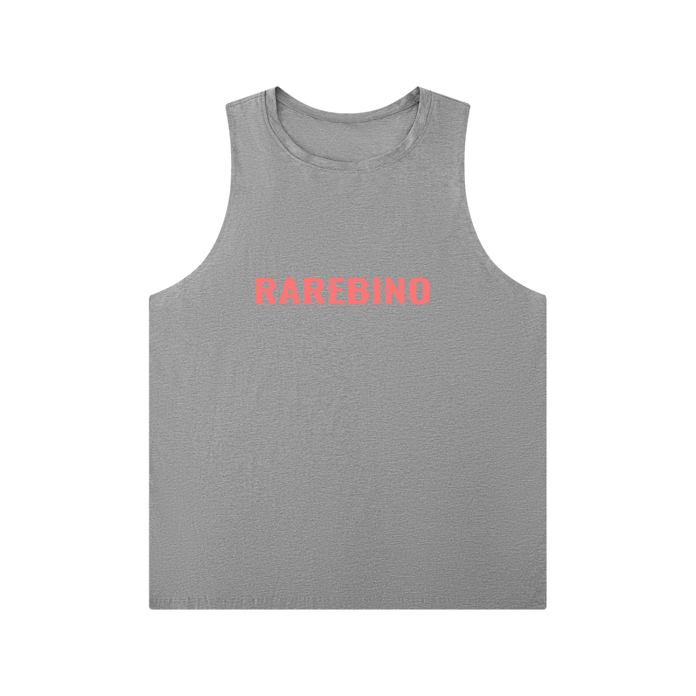 RAREBINO solid color crewneck tank top in vibrant hue, lightweight sleeveless design, perfect for casual summer wear.