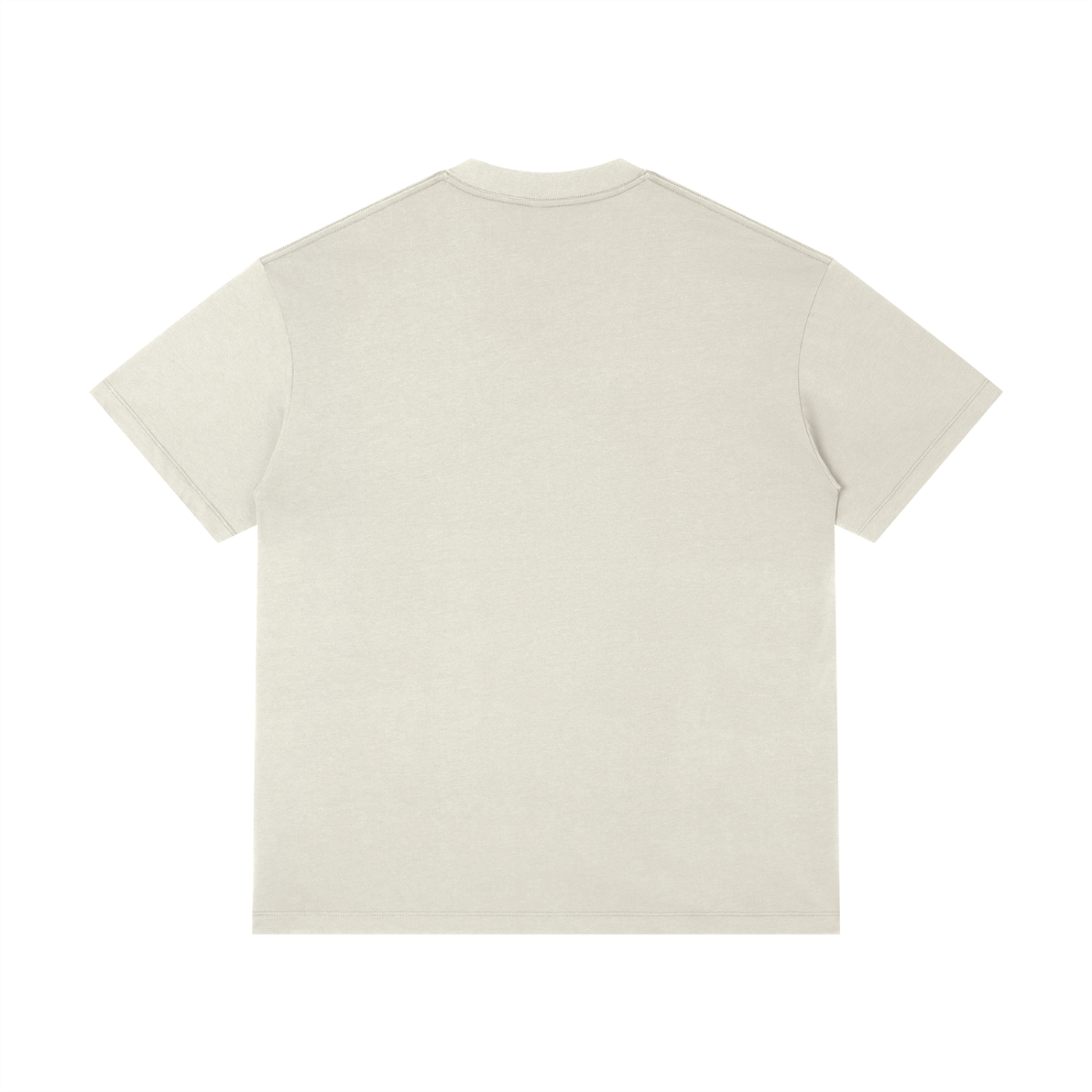 Regular fit RAREBINO crewneck T-shirt in a solid color, showcasing a simple, classic design on a plain background.
