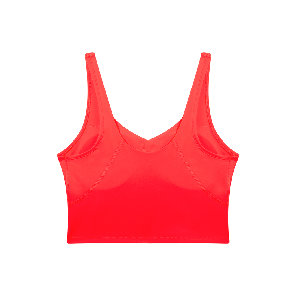 V-Neck Yoga Sports Bra by RAREBINO featuring a supportive fit and breathable fabric for active wear.