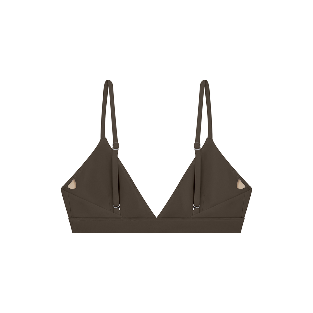 Rarebino cropped V-neck sports bra with adjustable straps and supportive design, suitable for active wear and workouts.