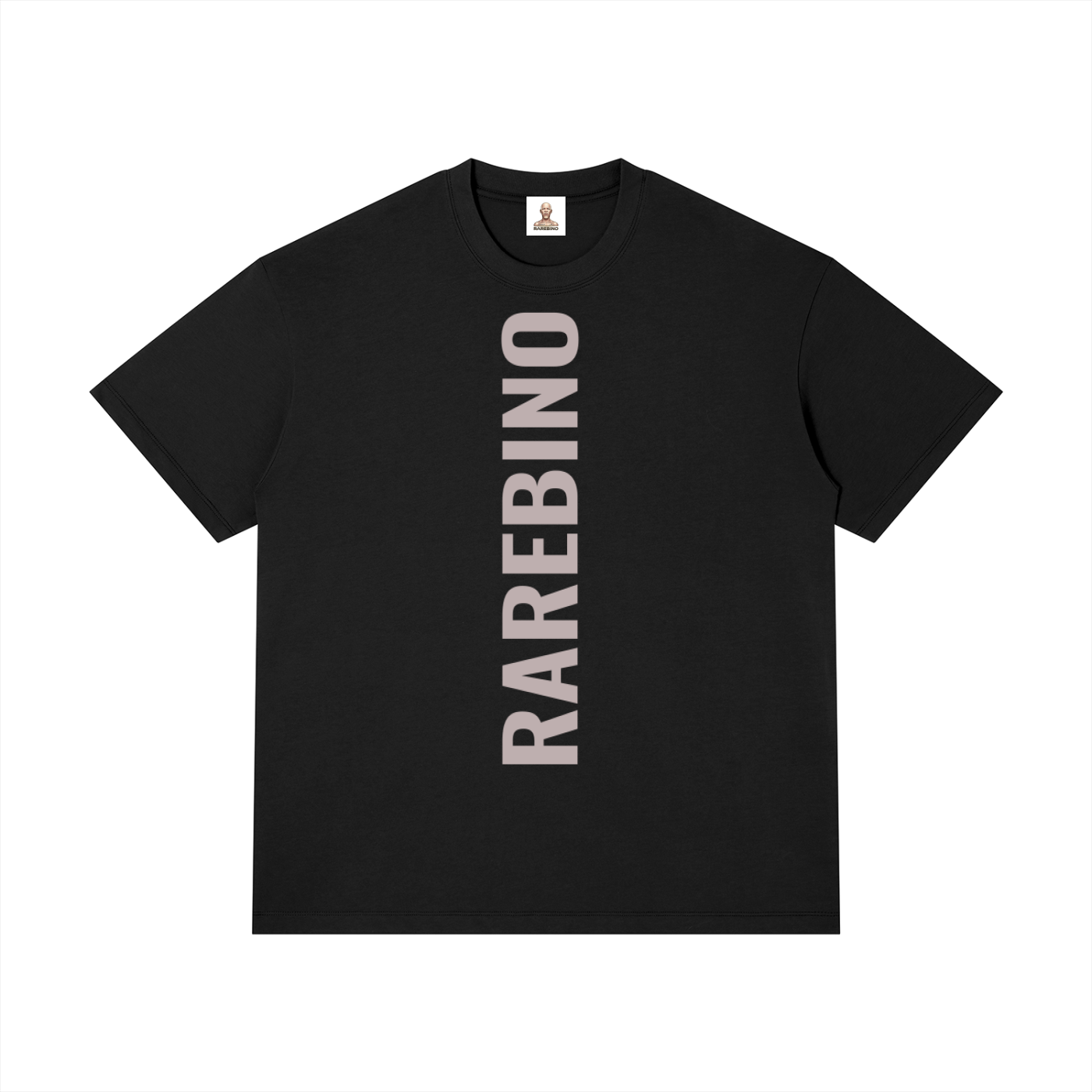 Rarebino regular fit crewneck T-shirt in a classic design, shown in a neutral color on a plain background.