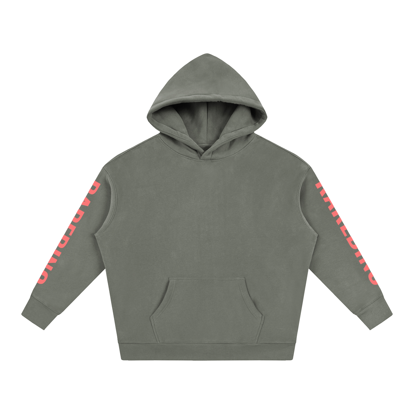 Rarebino oversize fleeced hoodie in soft fabric, featuring a relaxed fit and cozy fleece lining, perfect for casual wear.