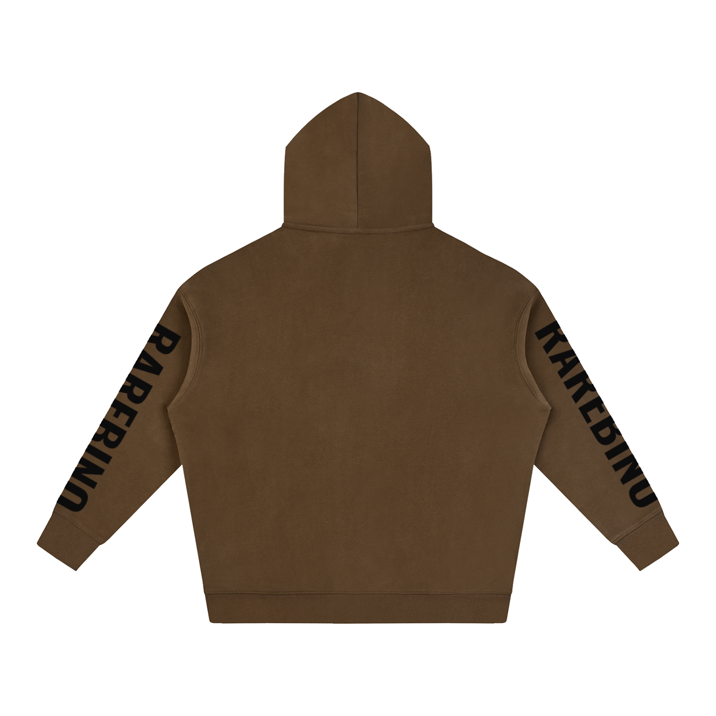 Soft oversized fleeced hoodie from RAREBINO with a relaxed fit, featuring a cozy fleece interior and a casual, stylish design.