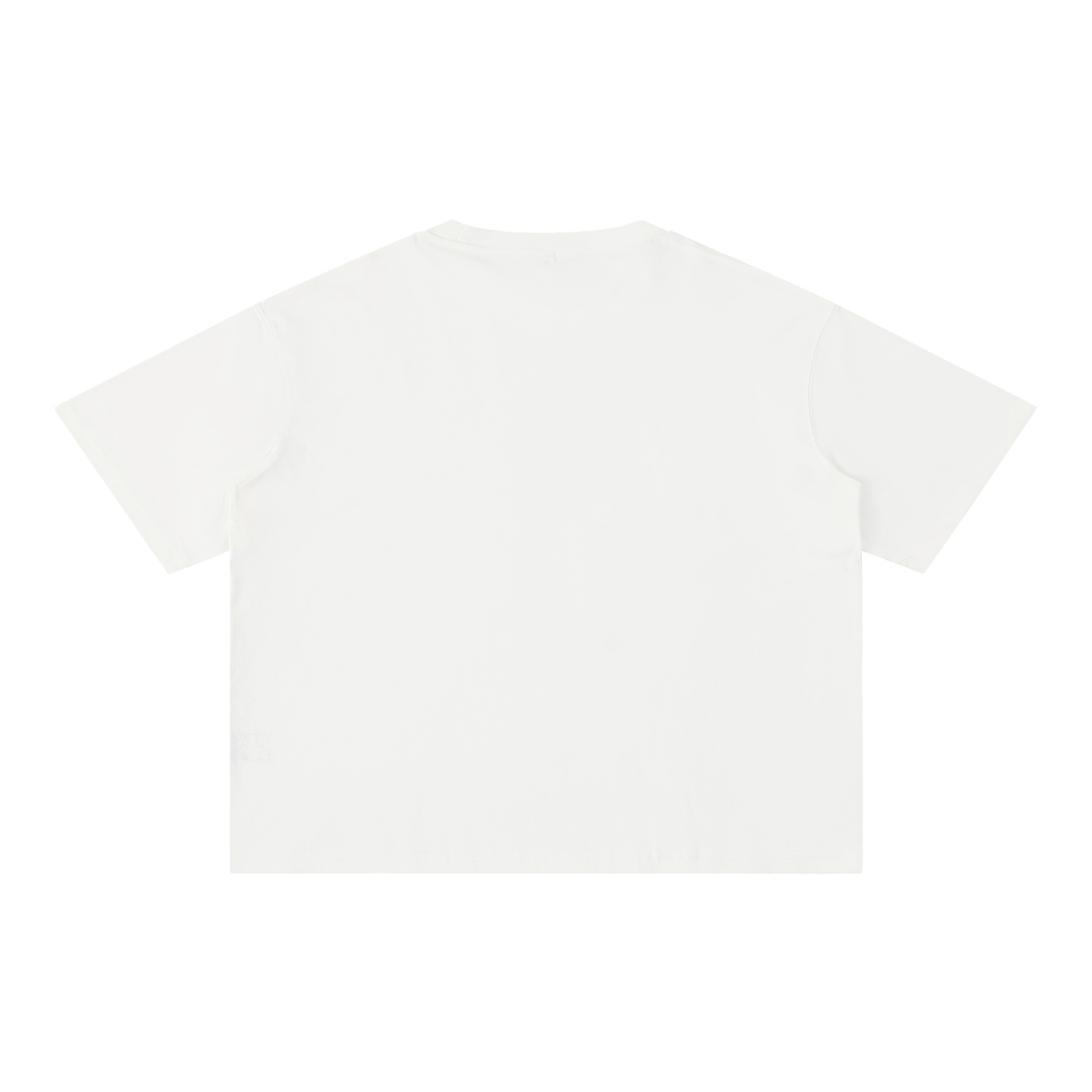 Mineral Wash Boxy Cotton T-Shirt by RAREBINO featuring a relaxed fit and soft, textured fabric in natural tones.